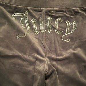 Juicy Couture Grey Velour Pants
